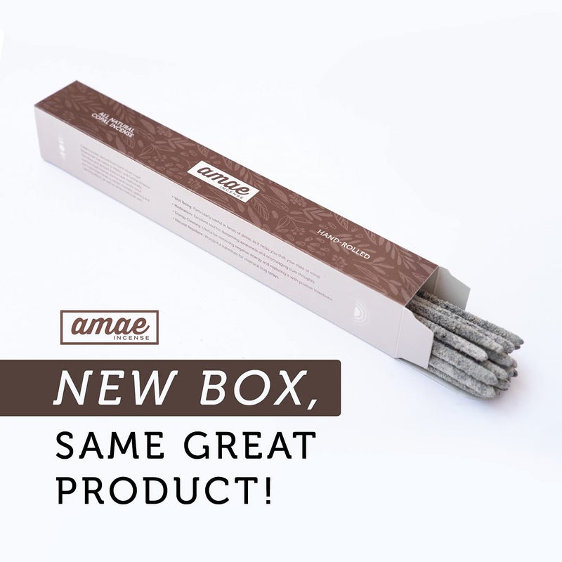 amae INCENSE Authentic 100% White Copal Incense Sticks - Thick, Natural Mayan Resin for Spiritual Practices, Meditation, Yoga, Cleansing, Relaxation - Smooth Burning, Long Lasting, Handmade in Mexico - 100 Sticks - Image 4